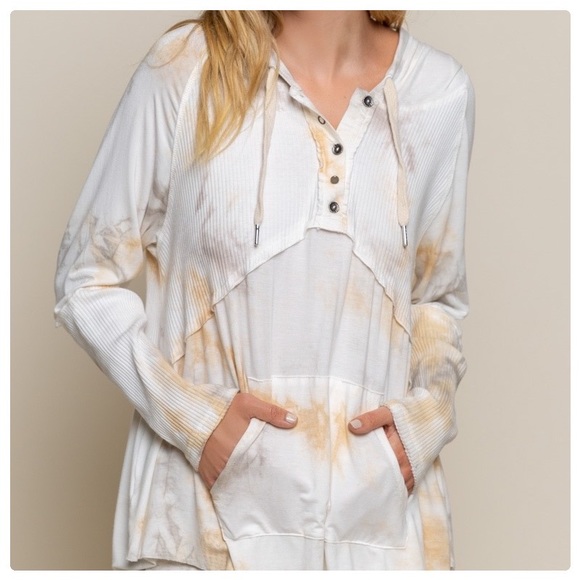 POL Feeling Cozy Coconut Hoodie Top - Picture 6 of 13